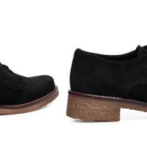 MiMaO ShopOnline OXFORD- Chaussures Oxford à Lacets Pour Femme NOIR SOLDES TOUT À 16