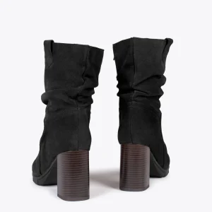 MiMaO ShopOnline Wave -Bottines à Talon Et Zip NOIR garantie de qualité 13