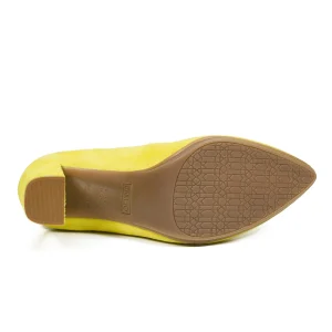 jusqu'à MiMaO ShopOnline CHAUSSURES DAIM À TALON HAUT JAUNE URBAN 16