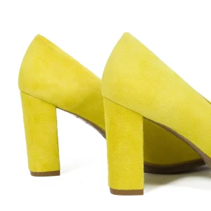 jusqu'à MiMaO ShopOnline CHAUSSURES DAIM À TALON HAUT JAUNE URBAN 20