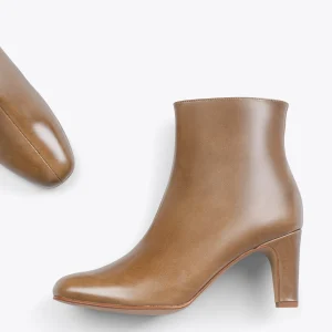 MiMaO ShopOnline DAILY – Bottines En Cuir TAUPE à prix d'occasion 11