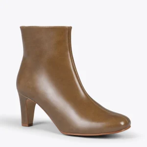 MiMaO ShopOnline DAILY – Bottines En Cuir TAUPE à prix d'occasion 15