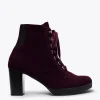 MiMaO ShopOnline LACETS – Botte à Lacets BORDEAUX Avec Talon Authenticité garantie 25